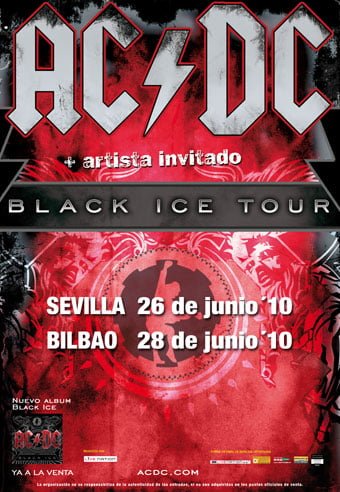 AC/DC VUELVEN A BILBAO .... Y TAMBIÉN VISITAN SEVILLA