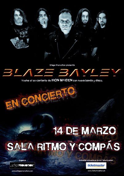 SE ACERCA LA GIRA DE BLAZE BAYLEY