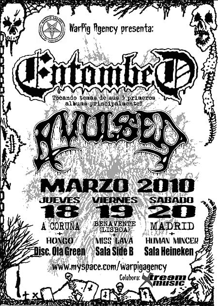 AVULSED DE GIRA CON ENTOMBED