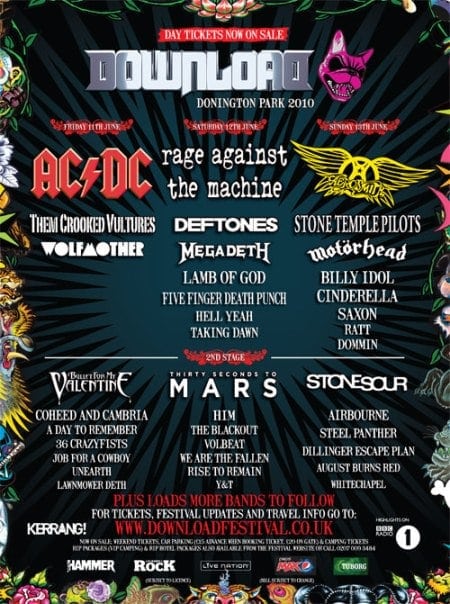 MÁS BANDAS AL DOWNLOAD FESTIVAL