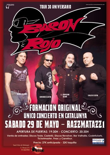 RECORDATORIO: BARÓN ROJO EN BARCELONA