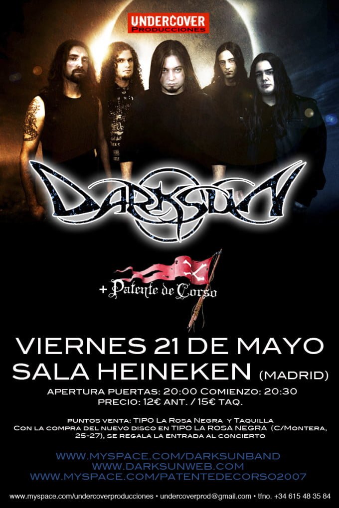 DARKSUN SE PRESENTAN EN MADRID