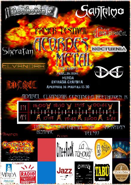 SE CANCELA EL FESTIVAL ACORDES DE METAL