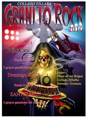 GRANITOROCK OFRECE LA LISTA DE BANDAS GANADORAS DEL CERTAMEN