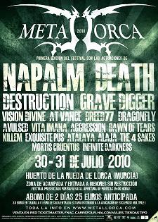 METAL LORCA CIERRA SU CARTEL