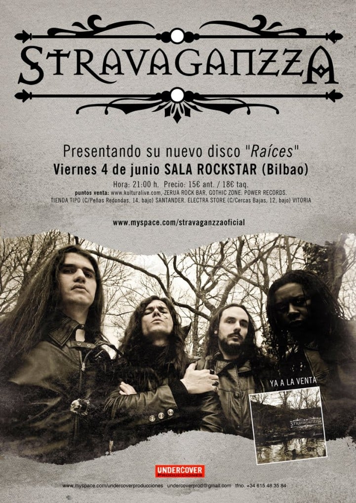 THE METAL CIRCUS SORTEA 5 ENTRADAS PARA EL CONCIERTO DE STRAVAGANZZA EN BILBAO