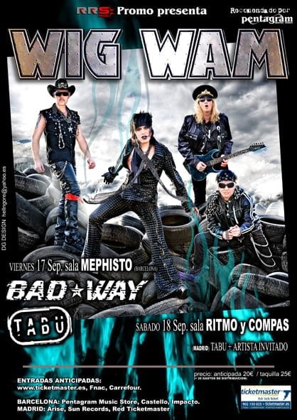 SE BUSCA BANDA TELONERA PARA EL CONCIERTO DE WIG WAM EN MADRID