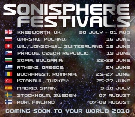 SONISPHERE FESTIVAL: DATOS GLOBALES