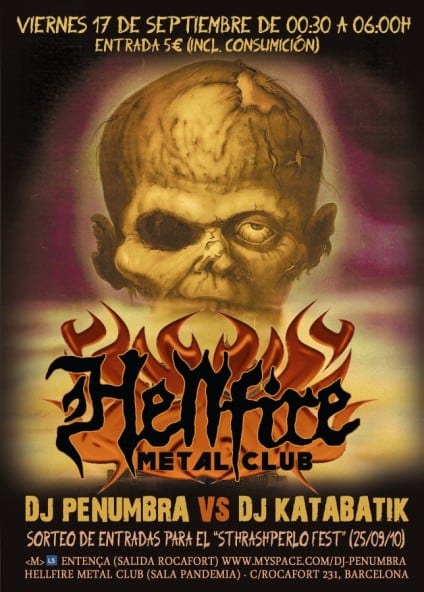 MÁS METAL ESTE VIERNES Y SÁBADO EN HELLFIRE METAL CLUB