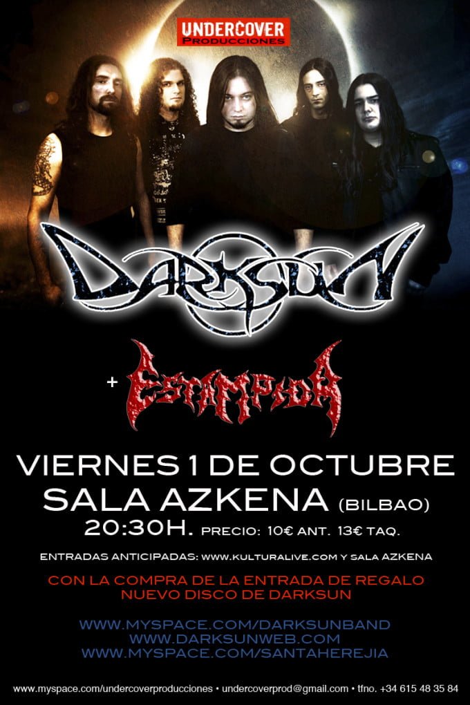 DARKSUN EN BILBAO ESTE PRÓXIMO FIN DE SEMANA