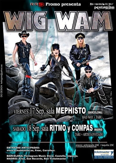 ¡¡A PUNTO LA GIRA DE WIG WAM!!