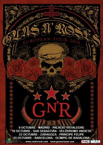 GUNS N ROSES: CONFIRMADO ARTISTA INVITADO EN SU GIRA ESPAÑOLA