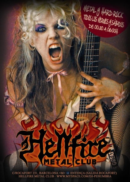 PROGRAMACIÓN DE OCTUBRE DE HELLFIRE METAL CLUB