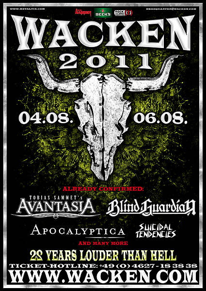 PRIMERAS CONFIRMACIONES PARA WACKEN OPEN AIR 2011