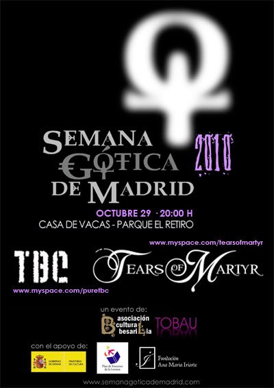 TEARS OF MARTYR EN LA SEMANA GOTICA DE MADRID