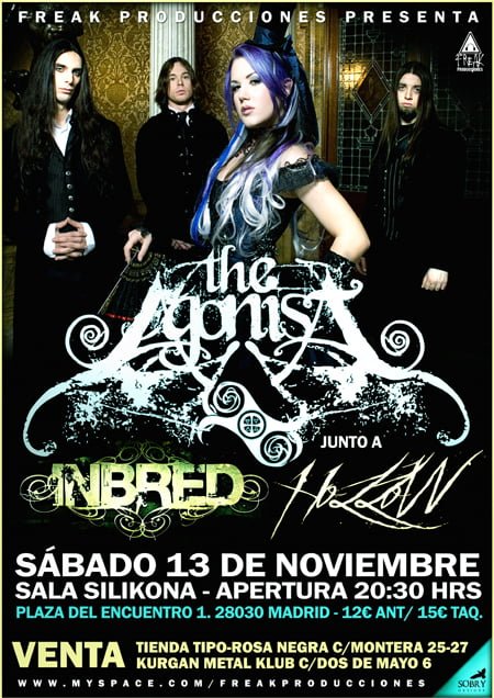 ESTA SEMANA, THE AGONIST LLEGAN A NUESTRO PAIS