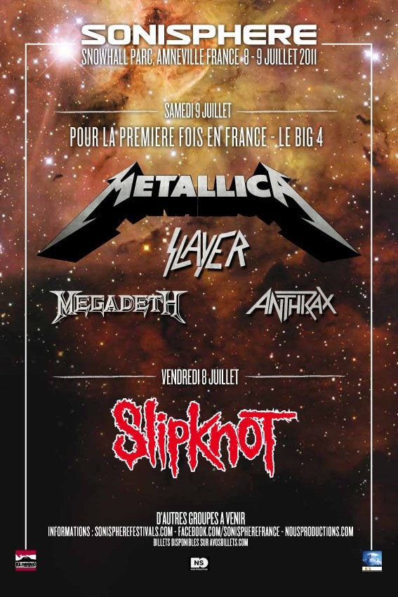 THE BIG FOUR AL SONISPHERE FRANCÉS