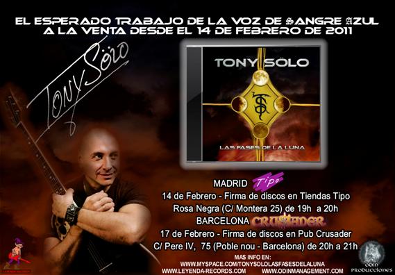 TONY SÖLO: NUEVA FIRMA DE DISCOS EN BARCELONA