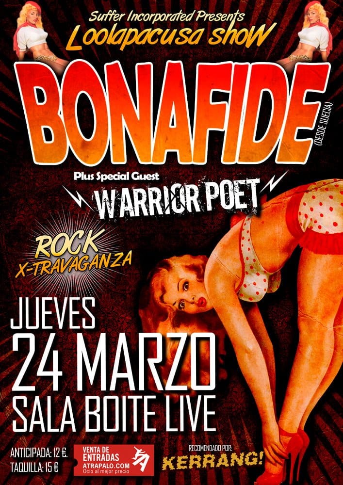 BONAFIDE ESTE JUEVES EN MADRID