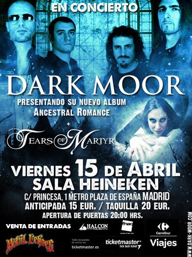 DARK MOOR PRESENTAN SU NUEVO TRABAJO EN MADRID