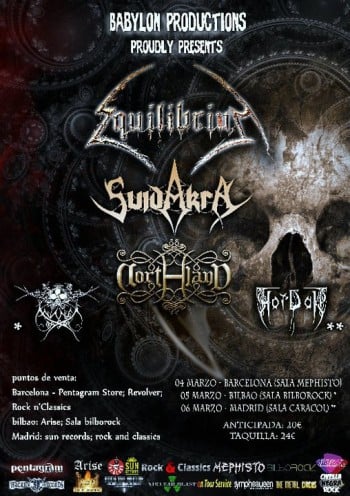 A PUNTO LA GIRA DE EQUILIBRIUM + SUIDAKRA + NORTHLAND