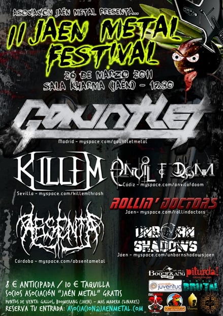 II JAEN METAL FEST - ¡¡ESTE SABADO!!