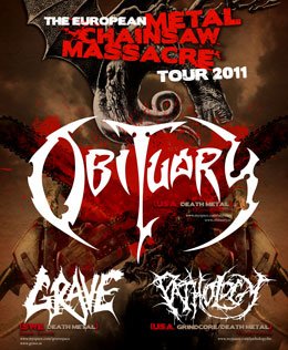 CAMBIOS EN LA GIRA ESPAÑOLA DE OBITUARY