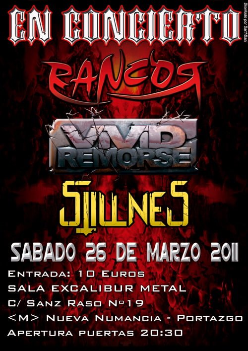 RANCOR + VIVID REMORSE + STILLNES EN MADRID