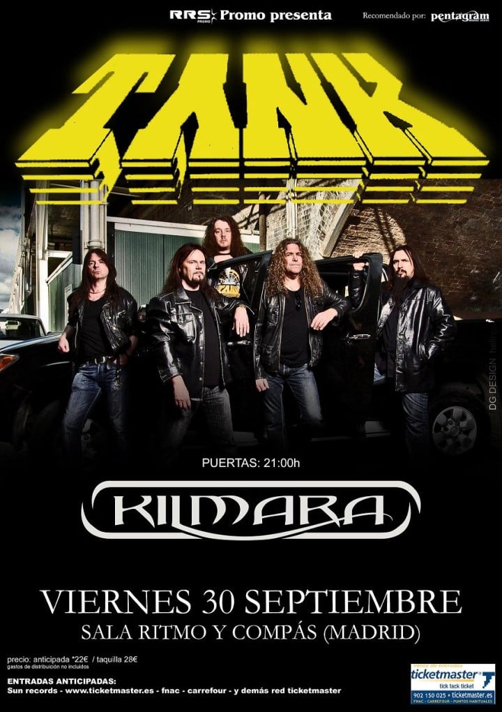 ENFORCER SE INCORPORAN AL CARTEL DEL CONCIERTO DE TANK EN MADRID