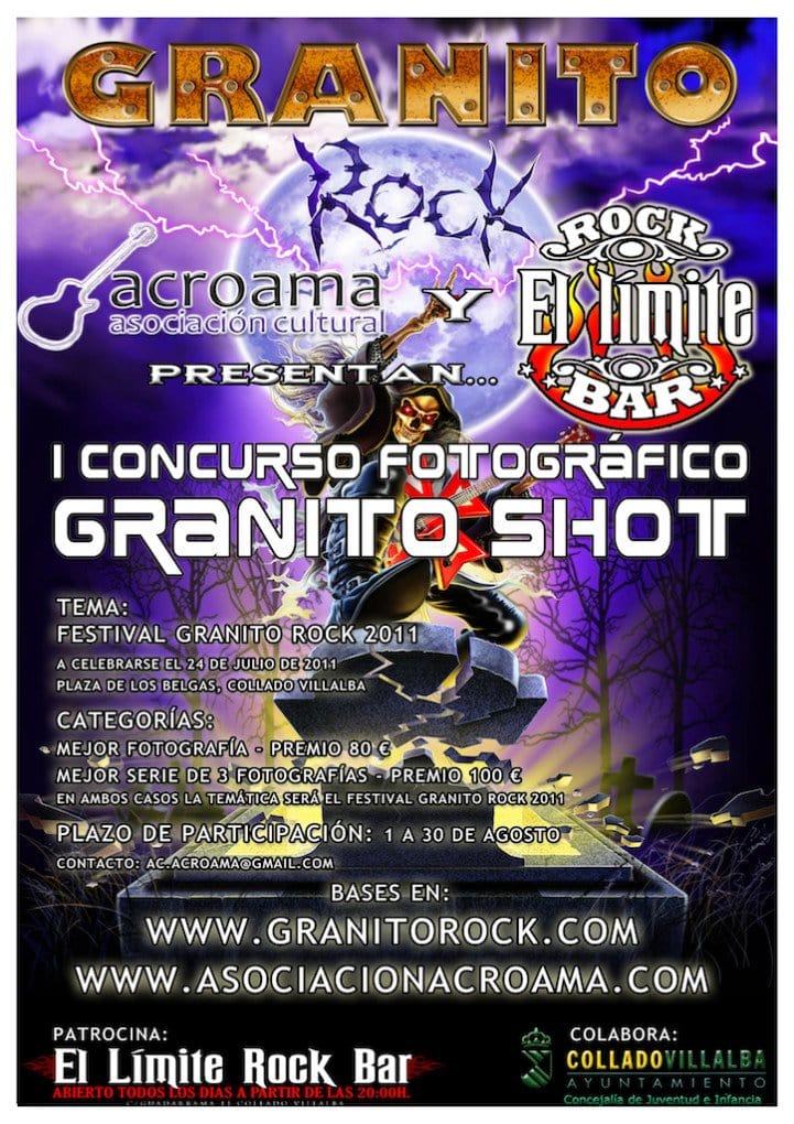 GRANITO ROCK 2011, ESTE DOMINGO - CERTAMEN FOTOGRÁFICO GRANITO SHOT