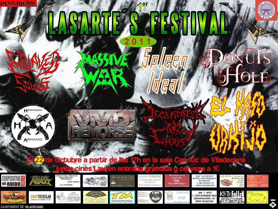 EL KASO URKIJO, DECAPITATED CHRIST Y VIVID REMORSE; CABEZAS DEL LASARTE"S METAL FEST