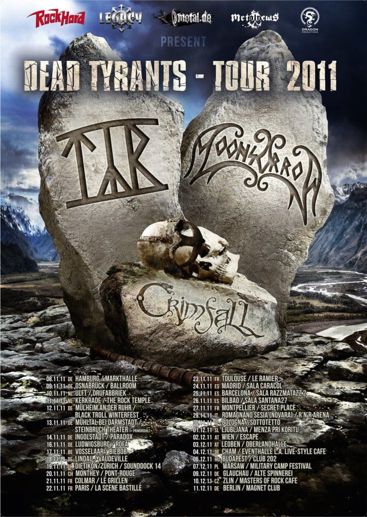 GIRA EUROPEA DE MOONSORROW y TÝR