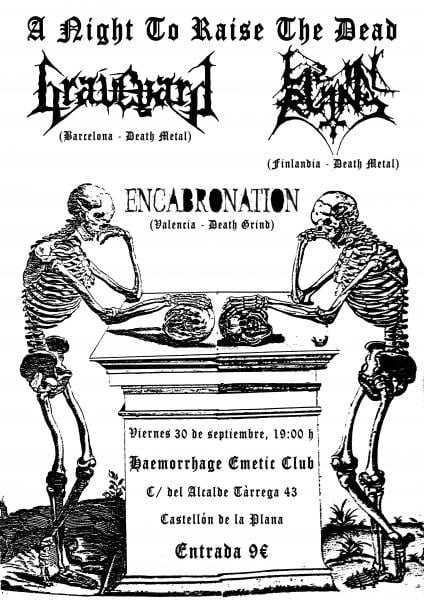 LIE IN RUINS Y GRAVEYARD ESTE VIERNES EN CASTELLÓN