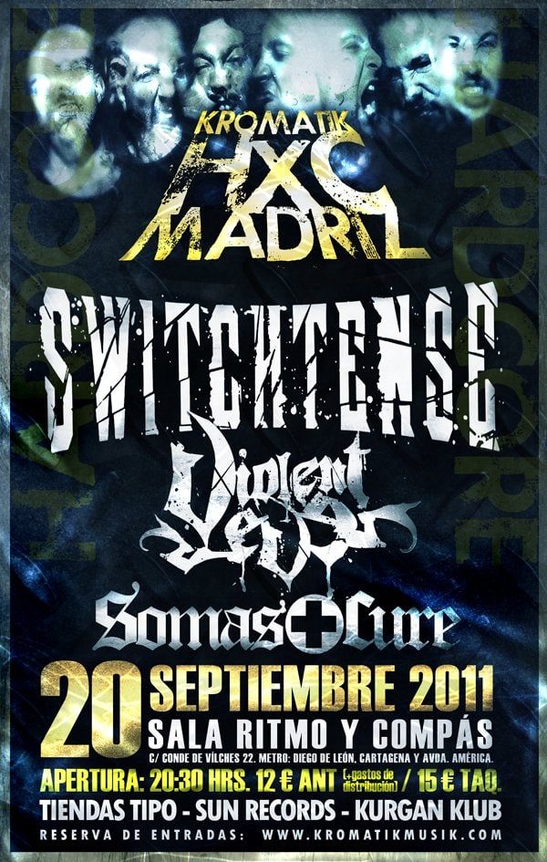 ESTE 20 DE SEPTIEMBRE, EL MEJOR CONCIERTO DE HARDCORE EN MADRID