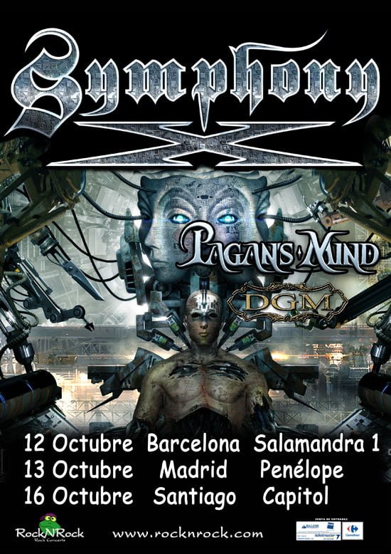 A PUNTO LA GIRA ESPAÑOLA DE SYMPHONY X