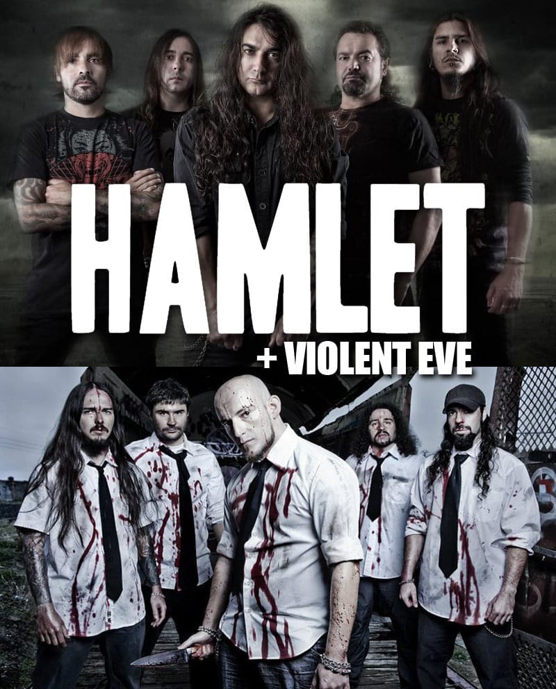 HAMLET Y VIOLENT EVE ESTE VIERNES EN MURCIA