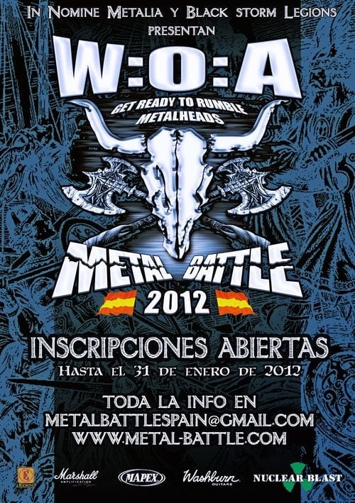 METAL BATTLE SPAIN 2012: SE ABRE EL PLAZO