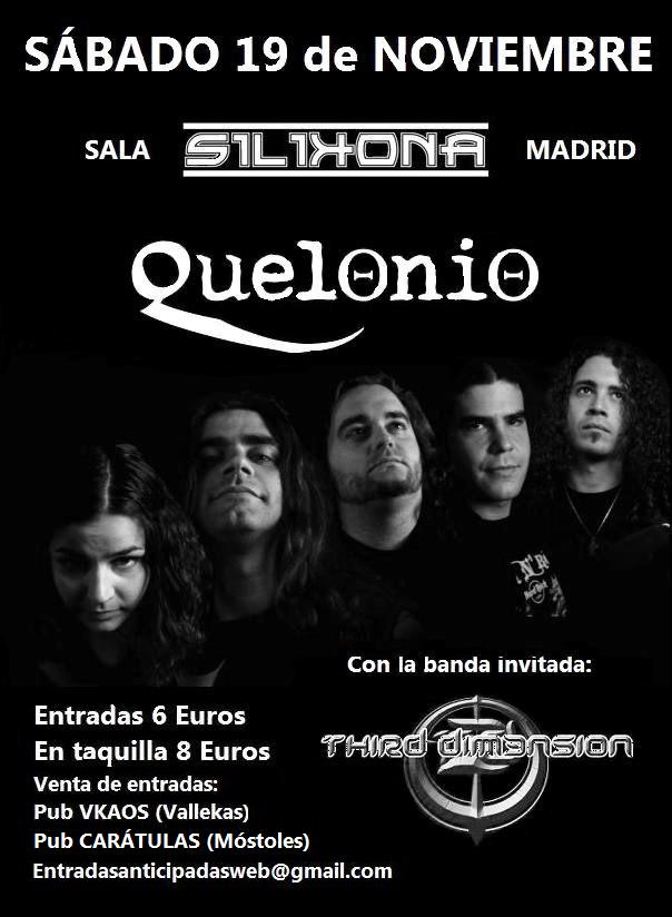 QUELONIO Y THIRD DIM3NSION ESTE SÁBADO EN MADRID