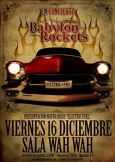 BABYLON ROCKETS: NUEVO TRABAJO EN DICIEMBRE  - CONCIERTO DE PRESENTACIÓN