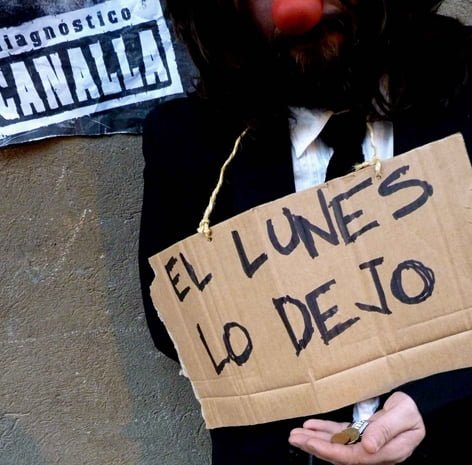 El lunes lo dejo