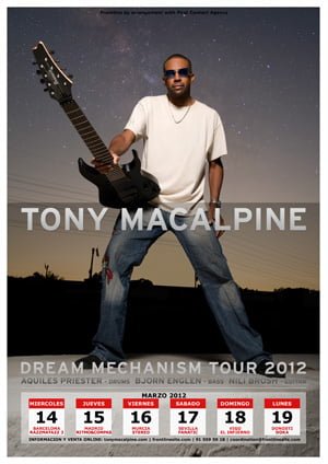 GIRA DE TONY MACALPINE EN NUESTRO PAÍS