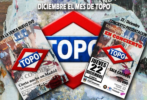 TOPO: NUEVO DVD A LA VENTA – CONCIERTO DE PRESENTACIÇON EN MADRID