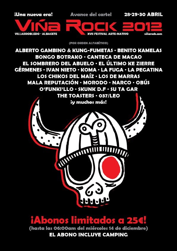 PRIMEROS NOMBRES PARA VIÑAROCK 2012