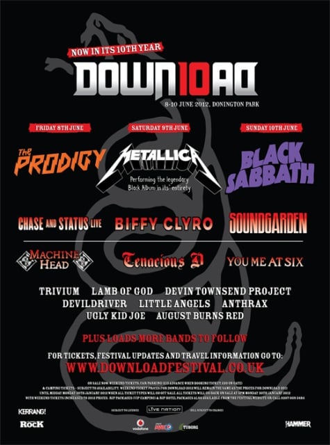 POTENTES CONFIRMACIONES PARA EL DOWNLOAD FESTIVAL