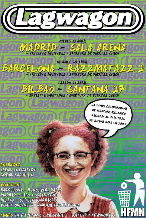 LAGWAGON VUELVEN A ESPAÑA