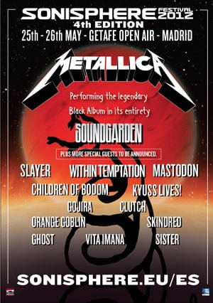 SONISPHERE 2012: HOY, ENTRADAS A LA VENTA – MÁS NOVEDADES