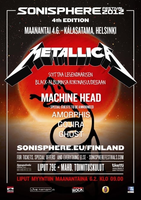 EL SONISPHERE DE FINLANDIA ANUNCIA SUS PRIMEROS NOMBRES