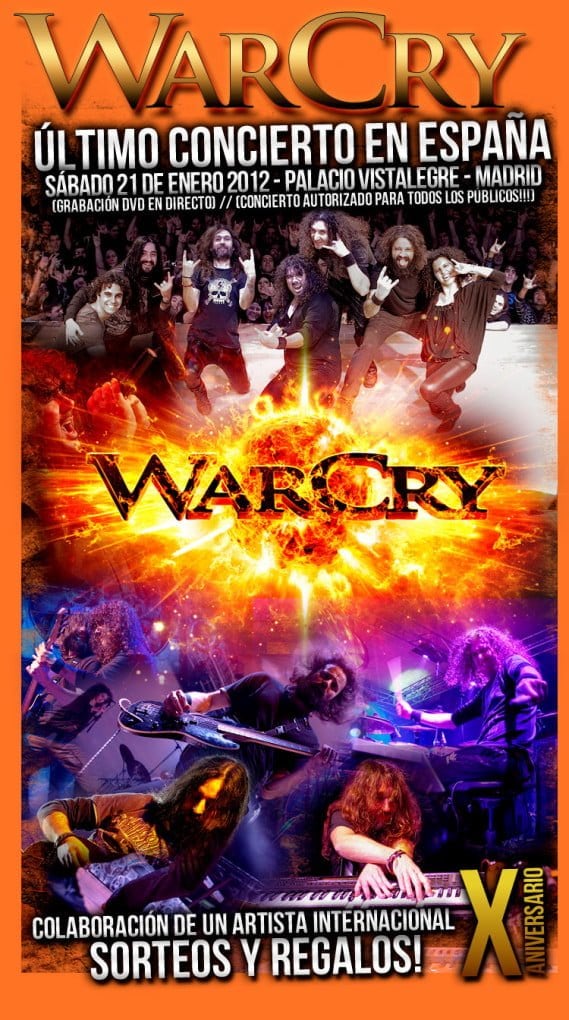 WARCRY: ÉXITO EN BILBAO – PRÓXIMA PARADA: MADRID (GRABACION DE DVD)