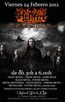 ESTA NOCHE DISCOTECA METAL EN BARCELONA!