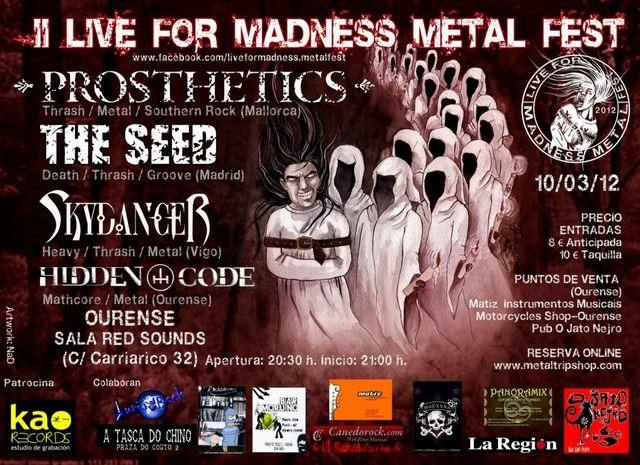 VIDEO Y CD PROMOCIONAL DEL II LIVE FOR MADNESS METAL FEST